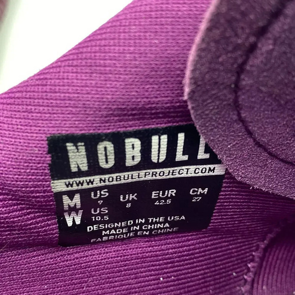 NOBULL Purple Lighting Trainer Sneaker Unisex Women 10.5 Men 9 Crossfit Exercise - Picture 5 of 11